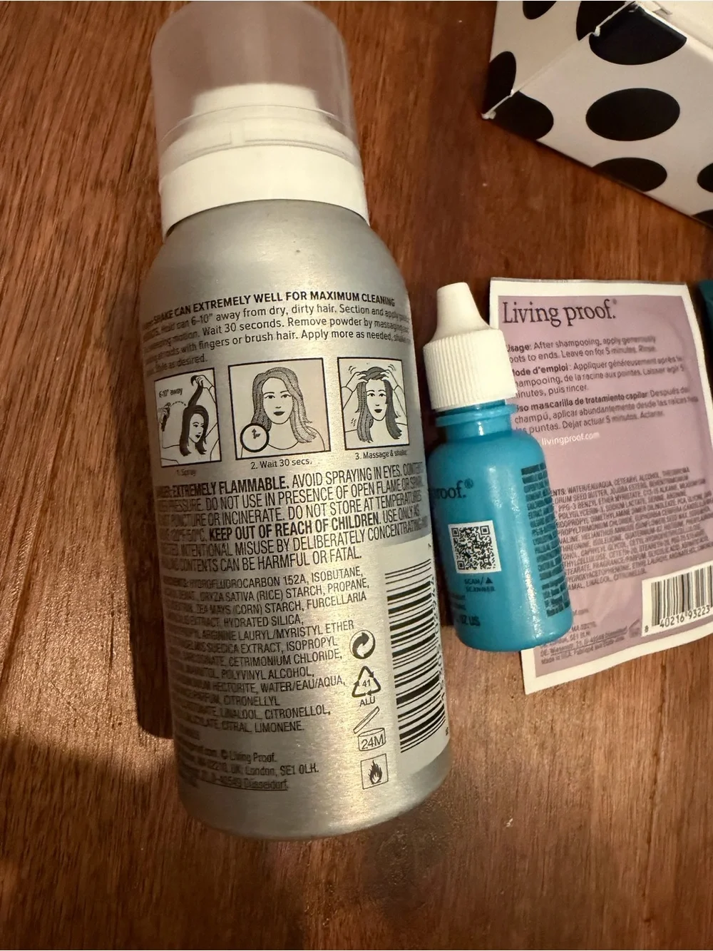 Living Proof Deep Clean Starter Kit – Black and White Box